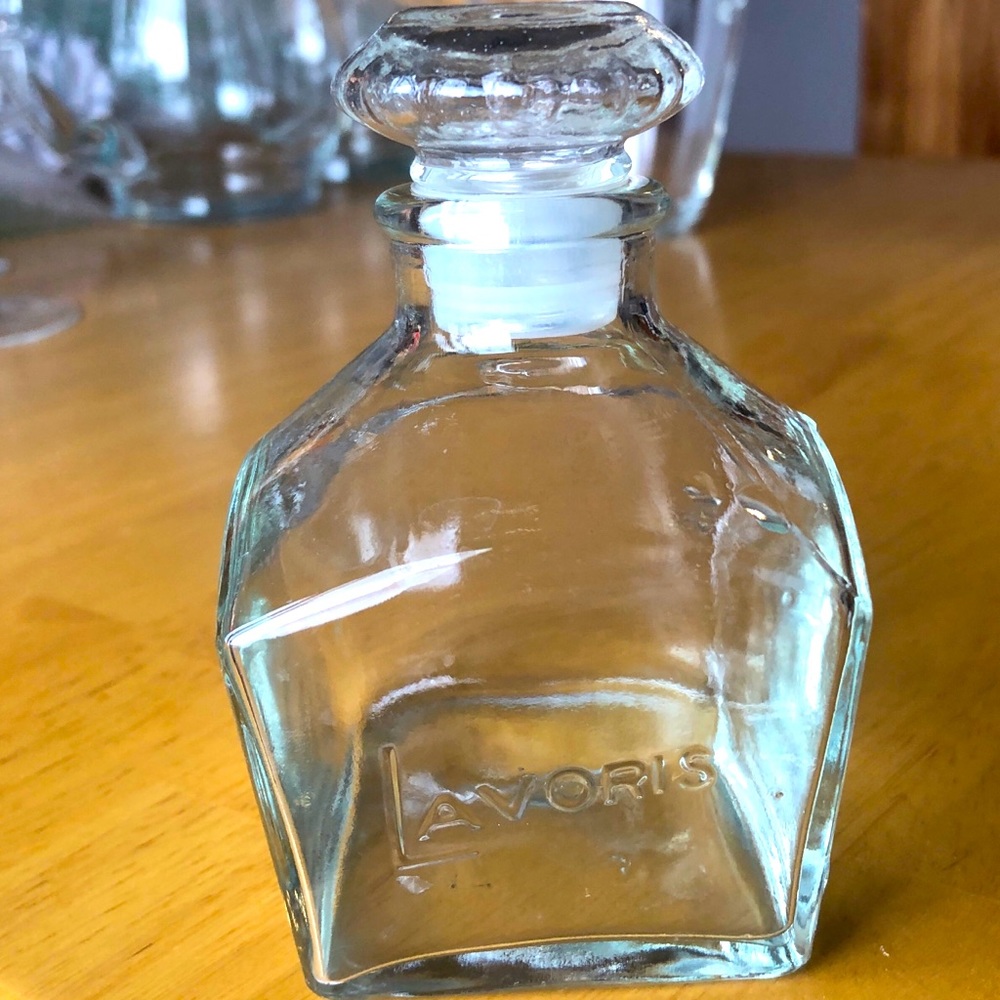 Vintage Lavoris Glass Bottle